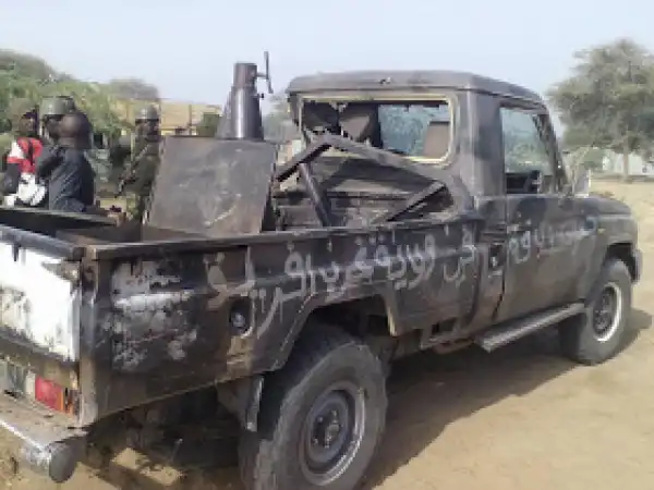 Photos: Troops neutralize 13 Boko Haram insurgents in Borno State, recover arms and ammunition